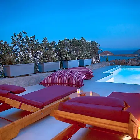 Villa Piccolo Mondo With Private Pool And Sea View Kalafatis Exterior photo