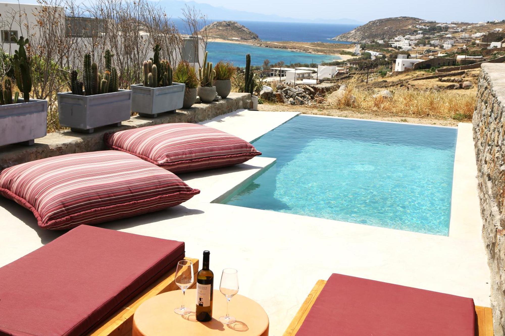 Piccolo With Private Pool And Sea View 別墅 Kalafatis