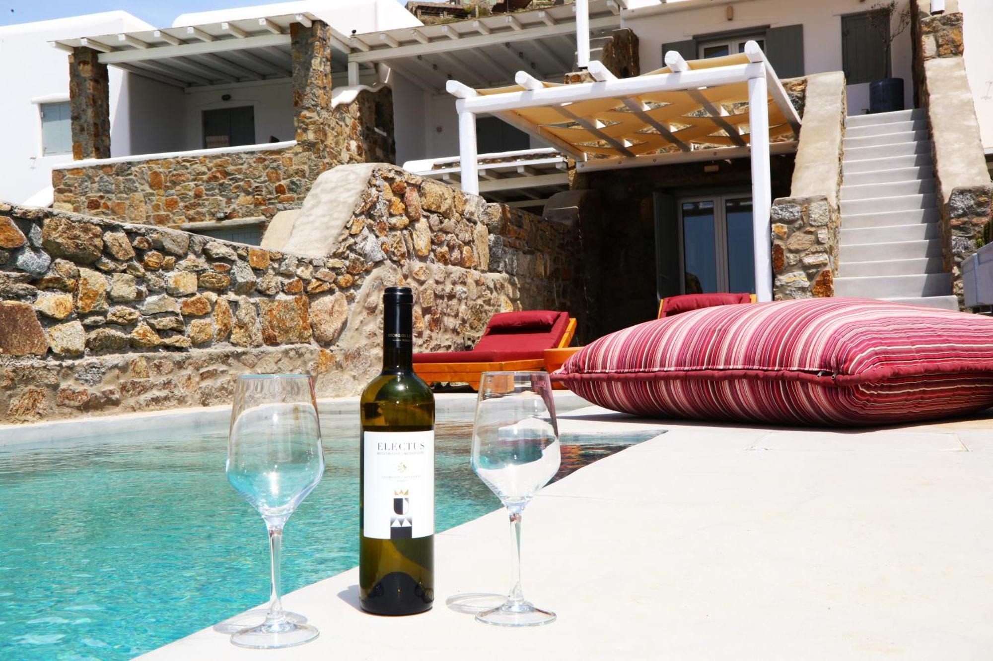 別墅 Piccolo With Private Pool And Sea View Kalafatis