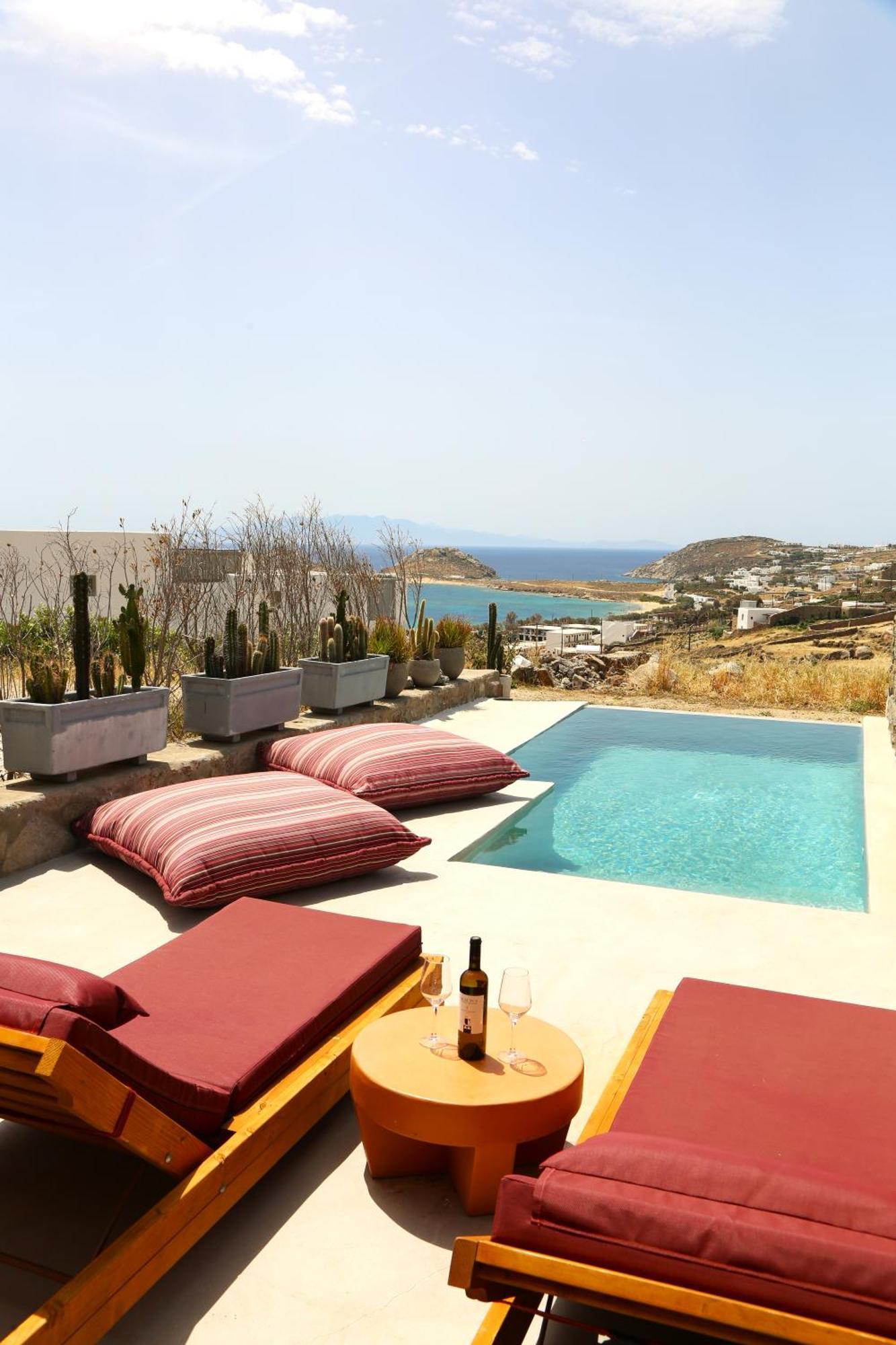 別墅 Piccolo With Private Pool And Sea View Kalafatis
